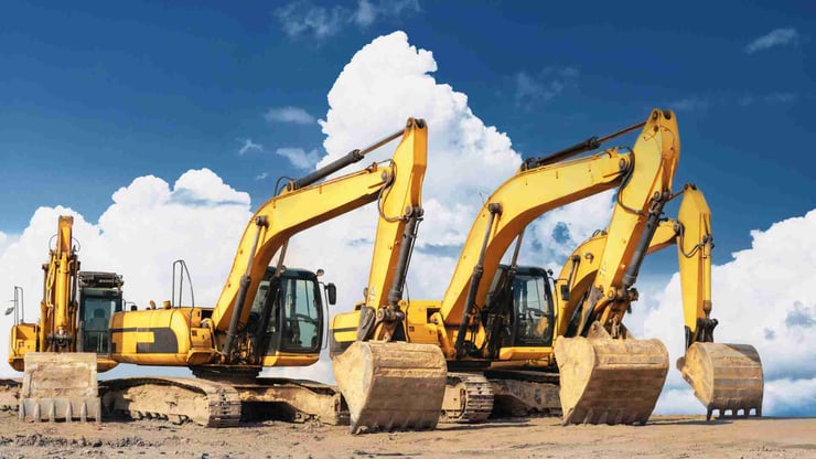 MKT-2985 - The ultimate guide to excavators - large excavators on site