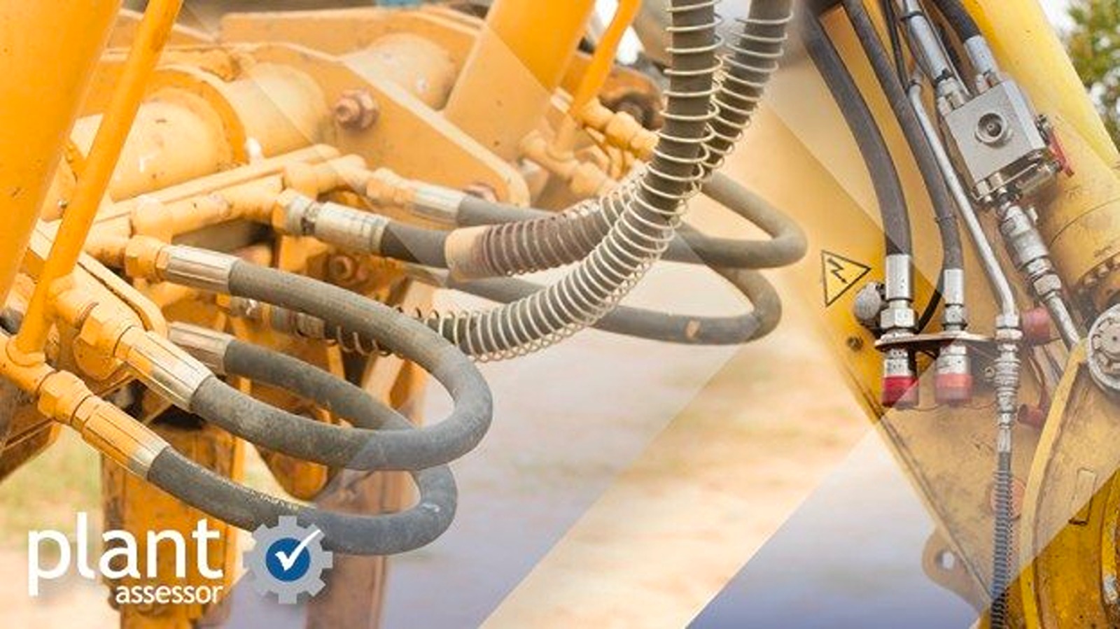 hydraulic hose on machine
