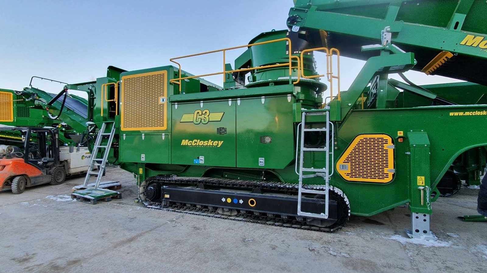 Green MSC mccloskey machine from Tutt Bryant