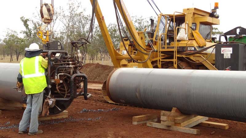 Mainline pipeline construction by Pipeline Machinery Australia 