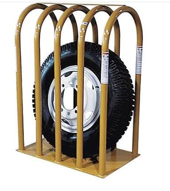 split rim cage used for maintenance
