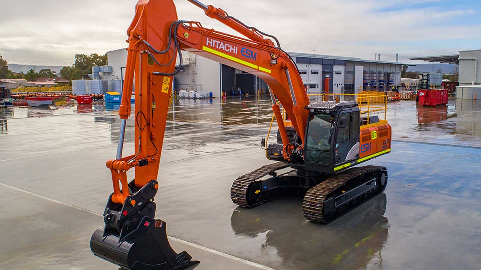 Hydraulic Hitachi excavator