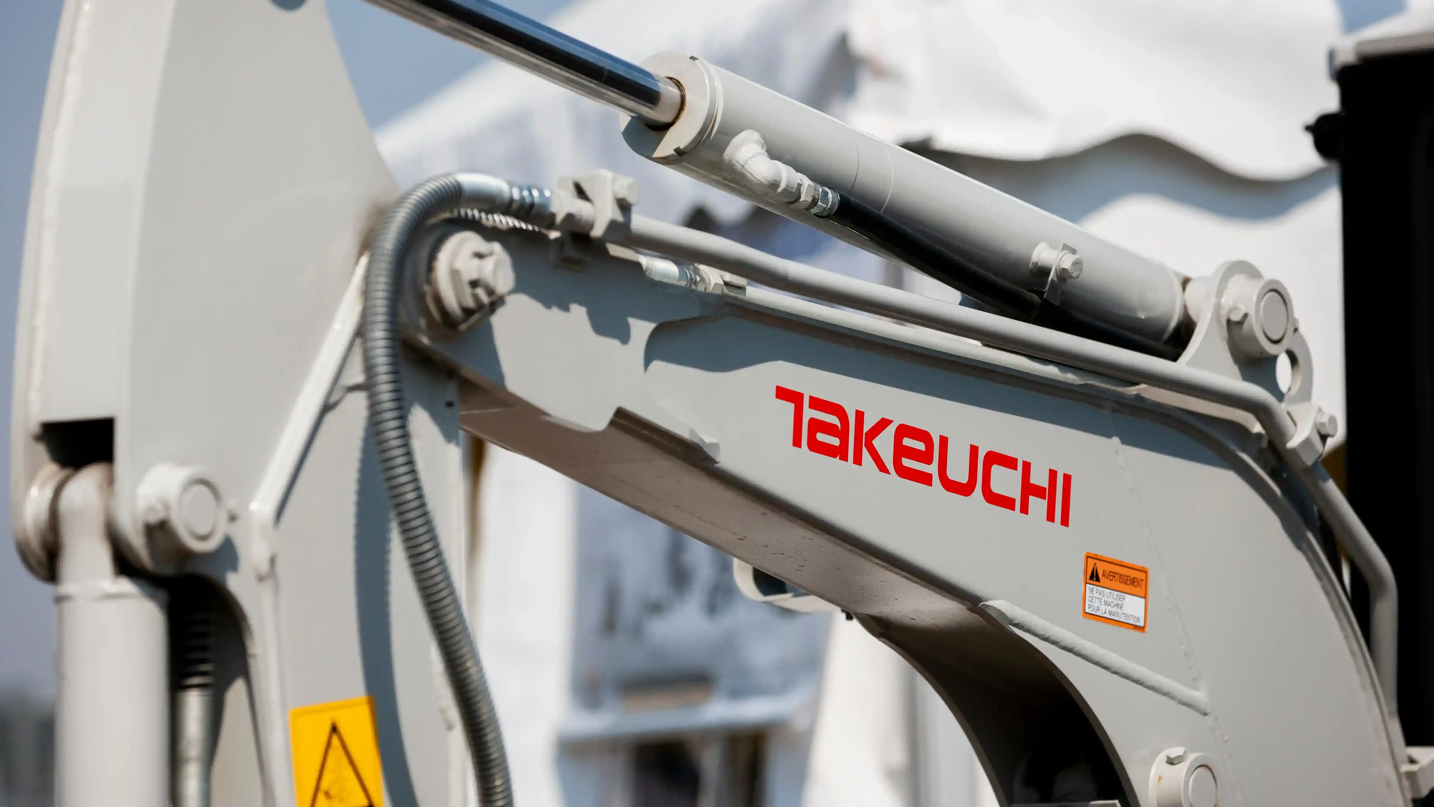 Takeuchi heavy machine closeup sold by Semco